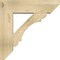 Ekena Millwork Olympic Slat Rough Sawn Bracket w/ Offset Brace, Douglas Fir, 8"W x 28"D x 28"H BKT0806X28X28OLY06RDF - alternate 2